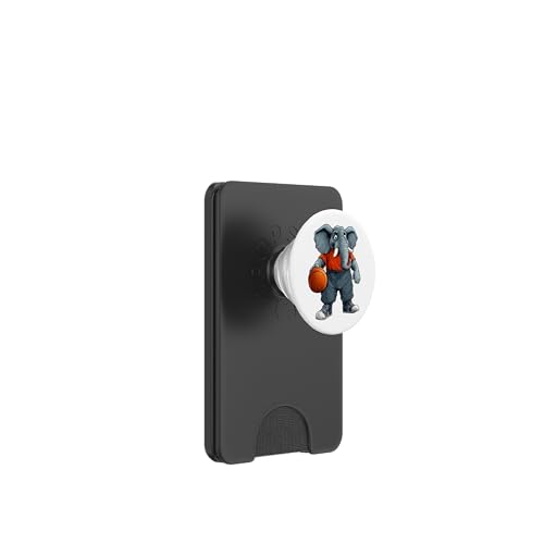 Elefanten Basketballspieler / Basketball Elefant PopSockets PopWallet für MagSafe von Basketball Animals