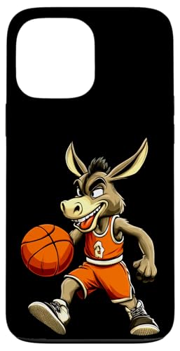 Esel Basketball Hülle für iPhone 13 Pro Max von Basketball Animals