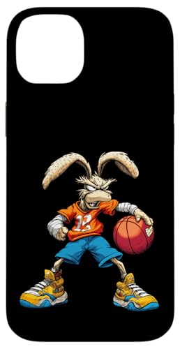 Hasen Basketball / Basketballerin Hase Hülle für iPhone 14 Plus von Basketball Animals