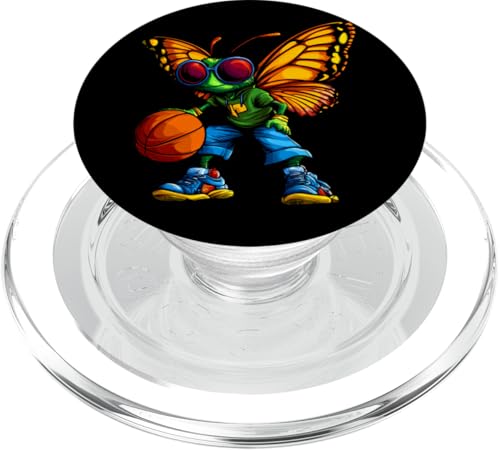 Schmetterlinge Basketball / Basketballerin Schmetterling PopSockets PopGrip für MagSafe von Basketball Animals