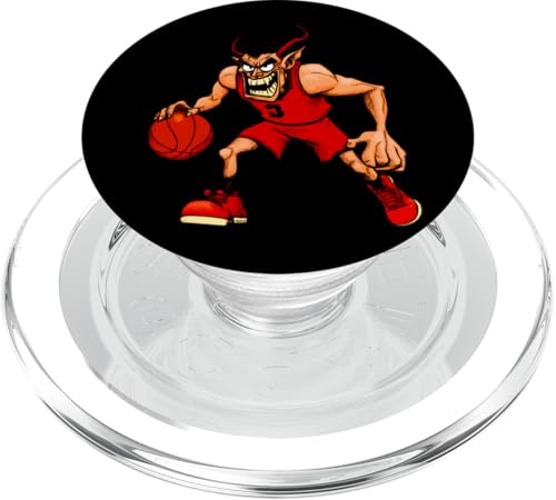 Teufel Basketball / Basketballer Teufel PopSockets PopGrip für MagSafe von Basketball Animals