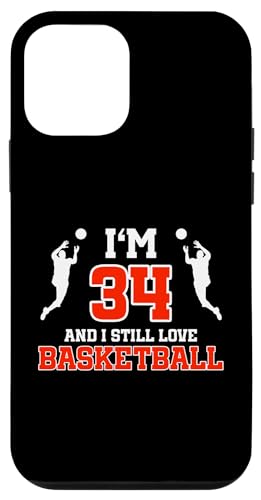 Hülle für iPhone 12 mini 34. Geburtstag 34 Jahre alter Basketballspieler Geburtstag von Basketball Birthday Designs for Basketball Players
