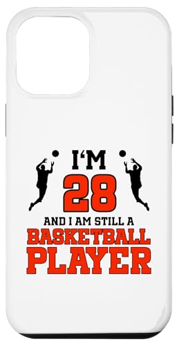 Hülle für iPhone 13 Pro Max 28. Geburtstag 28 Jahre alter Basketballspieler Geburtstag von Basketball Birthday Designs for Basketball Players