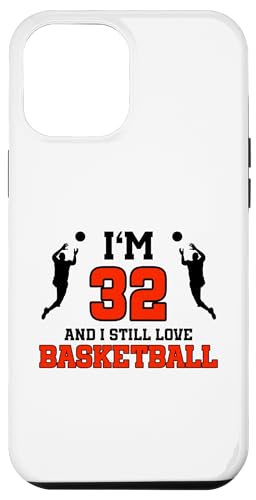 Hülle für iPhone 13 Pro Max 32. Geburtstag, 32 Jahre alt, Basketballspieler, Geburtstag von Basketball Birthday Designs for Basketball Players