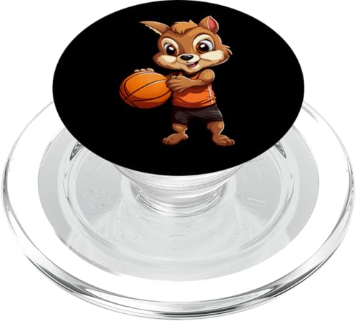 Basketball Eichhörnchen PopSockets PopGrip für MagSafe von Basketball Fans