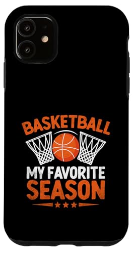 Basketball Meine Lieblingssaison: Shooting Court-Spieler Hülle für iPhone 11 von Basketball Player Sports Gift Ball Court