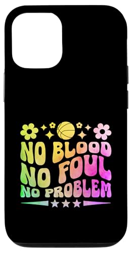 Kein Blut, kein Foul, kein Problem, Schieß auf den Court-Spieler Hülle für iPhone 12/12 Pro von Basketball Player Sports Gift Ball Court