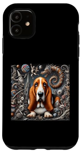 Hülle für iPhone 11 Basset Shirt Basset Mama Papa Doggie Basset Hound Hund von Basset Hound Gifts and Doggie Shirts