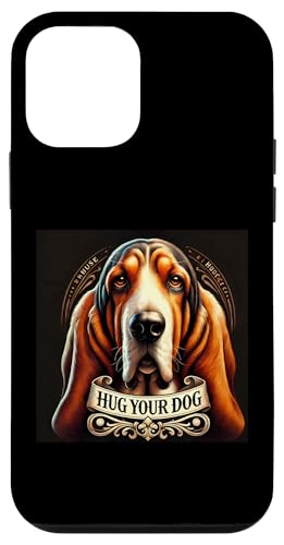 Hülle für iPhone 12 mini Hug Your Dog Basset Basset Mama Papa Doggie Basset Hound von Basset Hound Gifts and Doggie Shirts