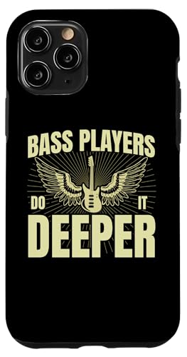 Hülle für iPhone 11 Pro Bassgitarre Musiker Rockband EDM Music Bassist Player von Bassist Outfit For A Bassist Rock Band Player