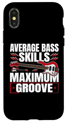 Hülle für iPhone X/XS Bassgitarre Musiker Rockband EDM Music Bassist Player von Bassist Outfit For A Bassist Rock Band Player