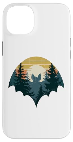 Hülle für iPhone 14 Plus Fledermaus Jagd Wandern Outdoor Camping Wald Männer Frauen Fledermaus von Bat Hunting Wildlife Camping For Women Men Kids