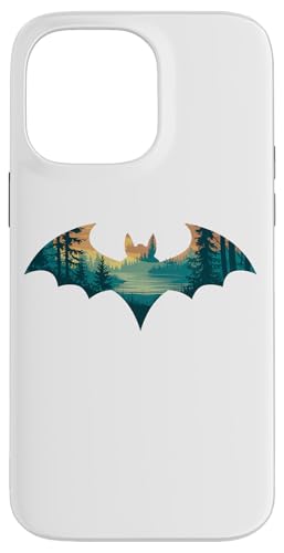 Hülle für iPhone 14 Pro Max Fledermaus Jagd Wandern Outdoor Camping Wald Männer Frauen Fledermaus von Bat Hunting Wildlife Camping For Women Men Kids