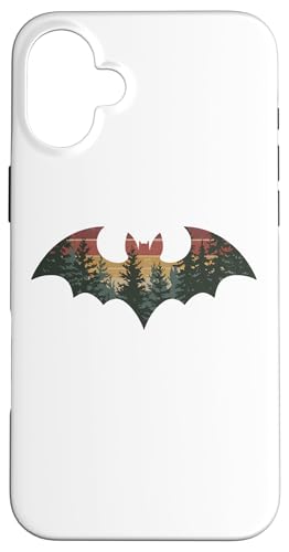 Hülle für iPhone 16 Plus Fledermaus Jagd Wandern Outdoor Camping Wald Männer Frauen Fledermaus von Bat Hunting Wildlife Camping For Women Men Kids