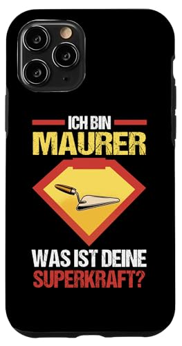 Hülle für iPhone 11 Pro Maurermeister Maurergeselle Maurer von Bauarbeiter Baustelle Maurer