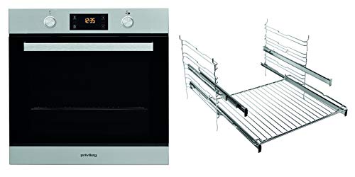 Privileg PBWR6 OP8V2 IN Einbau-Backofen/ A+ / 71 L / Pyrolyse-Reinigungssystem / Backauszug mit 2 Ebenen / Edelstahl / Turn&Go / Click&Clean / Versenkbare Bedienknebel von Bauknecht