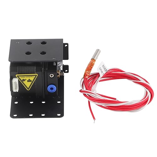 Baxnore 3D-Drucker-Extruder, 42 Schrittmotor-Heizungs-Druckkopf, hohe Härte, verschleißfester 3D-Druckkopf-Filament-Extruder mit 0,4-mm-Düse für 1,75-mm-Filament von Baxnore