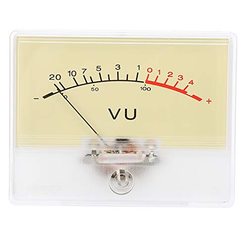 Baxnore TN-90-8735 DB-Verstärker-Header, ABS T 90 DB-Verstärkerpegel-VU-Meter-Header, VU-Meter-DB-Level-Header mit Glühbirne, Audiogeräte-Zubehör von Baxnore