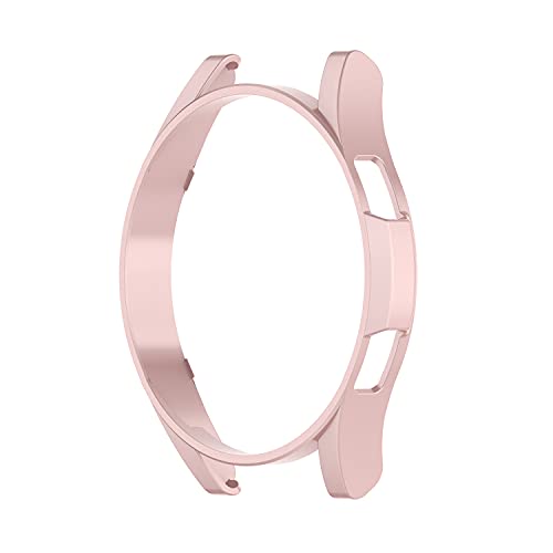 Bdsidy Silicona Hülle für Samsung Galaxy Watch FE 40mm Schutzhülle, PC Kratzfest Schutzfolie Bumper Case Ultradünne Stoßfeste Zubehör Cover für Galaxy Watch FE 40mm Smartwatch (2 Stück Roségold) von Bdsidy