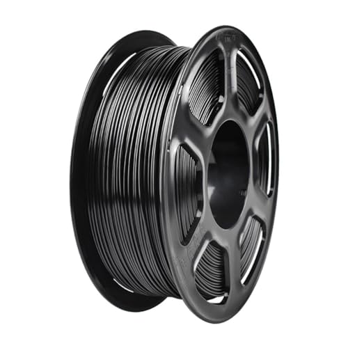 Bdukbduk 3D-Drucker-Filament, PETG-Filament, 1,75 mm Filament für 3D-Drucker, 1 Kg Spule, PETG, Schwarz von Bdukbduk