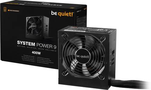 BeQuiet System Power 9CM PC Netzteil 400W ATX 80PLUS® Bronze von BeQuiet