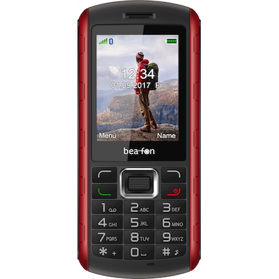 Bea-fon Active Line AL560 schwarz/rot Mobiltelefon von Bea-fon