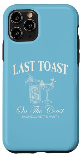 Hülle für iPhone 11 Pro Last Toast On The Coast Junggesellinnenabschied Strand Braut von Beach Bachelorette Last Splash
