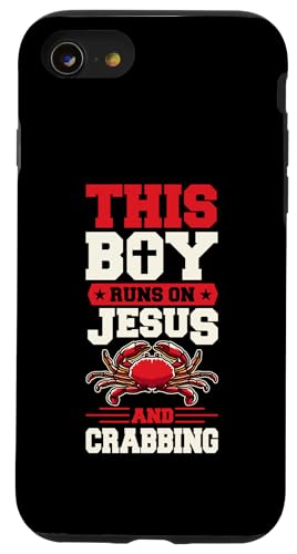 Dieser Junge rennt auf Jesus los und krabbt Hülle für iPhone SE (2020) / 7 / 8 von Beach Crabbing and Crab Hunter Gear Collection