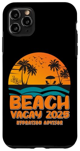 Hülle für iPhone 11 Pro Max Strandurlaub 2025 - Hydration Advisor Design von Beach Vacay Holiday Designs 2025