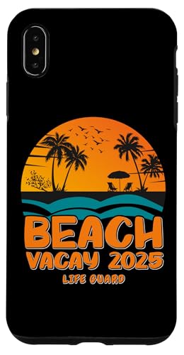 Hülle für iPhone XS Max Beach Vacay 2025 - Rettungsschwimmer Design von Beach Vacay Holiday Designs 2025