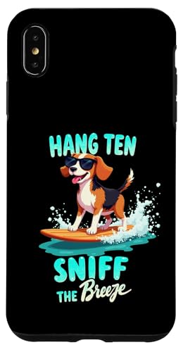 Cooler Beagle-Surfhund Hülle für iPhone XS Max von Beagle Fun Designs