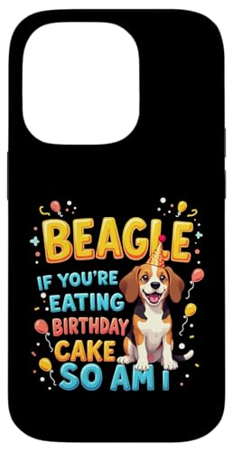 Lustiges Geburtstagsgeschenk Beagle-Hund Hülle für iPhone 14 Pro von Beagle Fun Designs