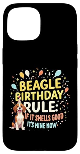 Lustiges Geburtstagsgeschenk Beagle-Hund Hülle für iPhone 15 von Beagle Fun Designs