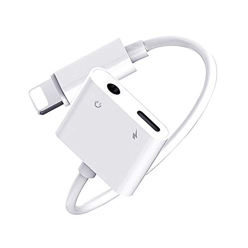 Lightning auf Klinke Adapter 【MFi Zertifiziert】 iPhone Adapter Kopfhörer iPhone Aux Adapter und Laden 3.5mm Audio Kabel Konverter 3,5‑mm-Kopfhöreranschluss Adapter für iPhone 14/13/12/11/X/XS/XR/8/7 von Beamingnet