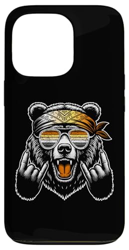 Bären Pride Rocker Vintage Bear Flag Motiv Hülle für iPhone 13 Pro von Bear Community Bear Brotherhood Gay Men Gifts