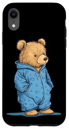 Entspannen und entspannen Sie sich mit diesem Pyjama-Bär-Stil Hülle für iPhone XR von Bear Pajama