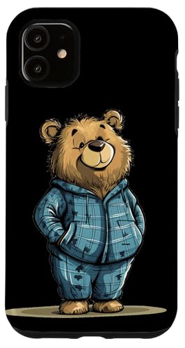 Kuschelbär im Pyjama für entspannende Stimmung Kostüm Hülle für iPhone 11 von Bear Pajama