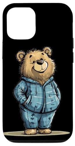 Kuschelbär im Pyjama für entspannende Stimmung Kostüm Hülle für iPhone 12/12 Pro von Bear Pajama