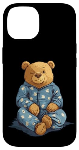 Kuschelzeit mit diesem Bären im Pyjama-Motiv Hülle für iPhone 14 von Bear Pajama