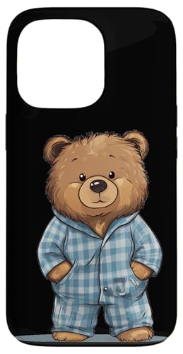 Süßer Schlaf erwartet mit diesem Pyjama-Bär-Kostüm Hülle für iPhone 13 Pro von Bear Pajama