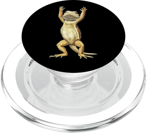 Funny Bearded Dragon Graphic PopSockets PopGrip für MagSafe von Bearded Dragon Graphic Apparel