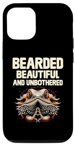 Hülle für iPhone 12/12 Pro Bartagame, schöne und ungestörte Bartagame, Eidechse von Bearded Dragon Reptile Lizard Lover Gifts