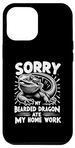 Hülle für iPhone 13 Pro Max Entschuldigung, mein Bartagame hat mein Reptil zur Hausarbeit gefressen von Bearded Dragon Reptile Lizard Lover Gifts