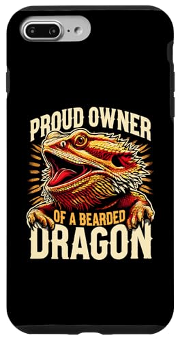 Hülle für iPhone 7 Plus/8 Plus Stolzer Besitzer eines Bartagamen-Eidechsen-Reptilienliebhabers von Bearded Dragon Reptile Lizard Lover Gifts