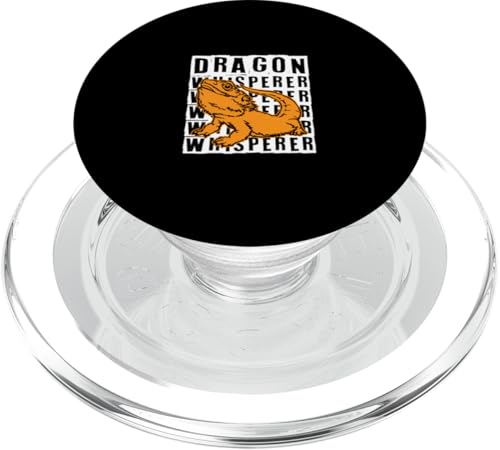 Drachenflüsterer Bartdrache Reptilien- und Eidechsenliebhaber PopSockets PopGrip für MagSafe von Bearded Dragon Reptile Lover Clothing