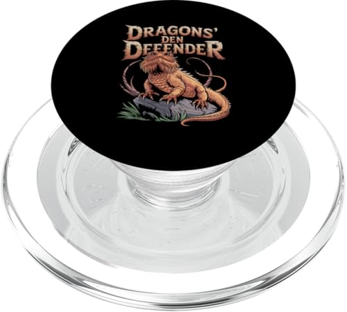 Bartdrachenliebhaber Reptilien Terrarium Zubehör kalt PopSockets PopGrip für MagSafe von Bearded Dragon Shirt Owner Gifts for Reptile Lover