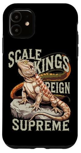 Hülle für iPhone 11 Bartagamen-Terrarium Reptilienliebhaber kaltblütige Kunst von Bearded Dragon Shirt Owner Gifts for Reptile Lover