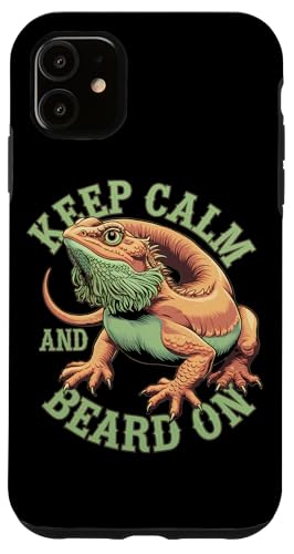 Hülle für iPhone 11 Bartdrache Terrarium Eidechsenliebhaber Reptilien Kunstbedarf von Bearded Dragon Shirt Owner Gifts for Reptile Lover