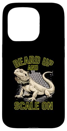 Hülle für iPhone 15 Pro Reptilienliebhaber Bartagrache Terrarium Zubehör Zubehör von Bearded Dragon Shirt Owner Gifts for Reptile Lover