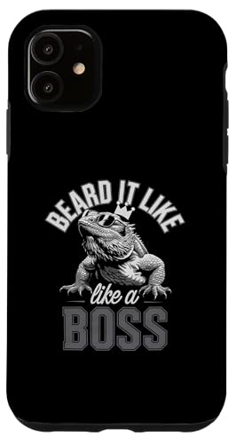 Hülle für iPhone 11 Bartdrache Zubehör Terrarium Reptilienliebhaber Kunst von Bearded Dragon Shirt Supplies Bearded Dragon Shirt